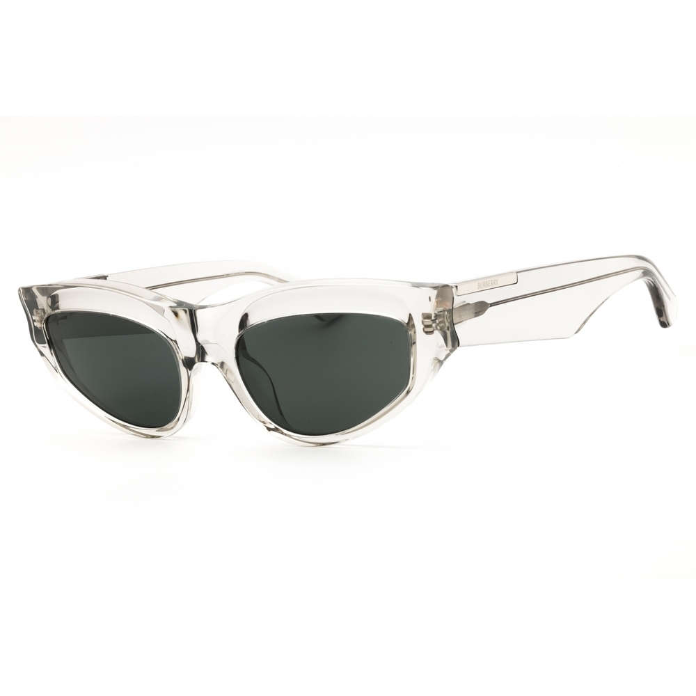 NWT Burberry 0BE4425U-382587 Transparent Grey Cat Eye 55mm Sunglasses